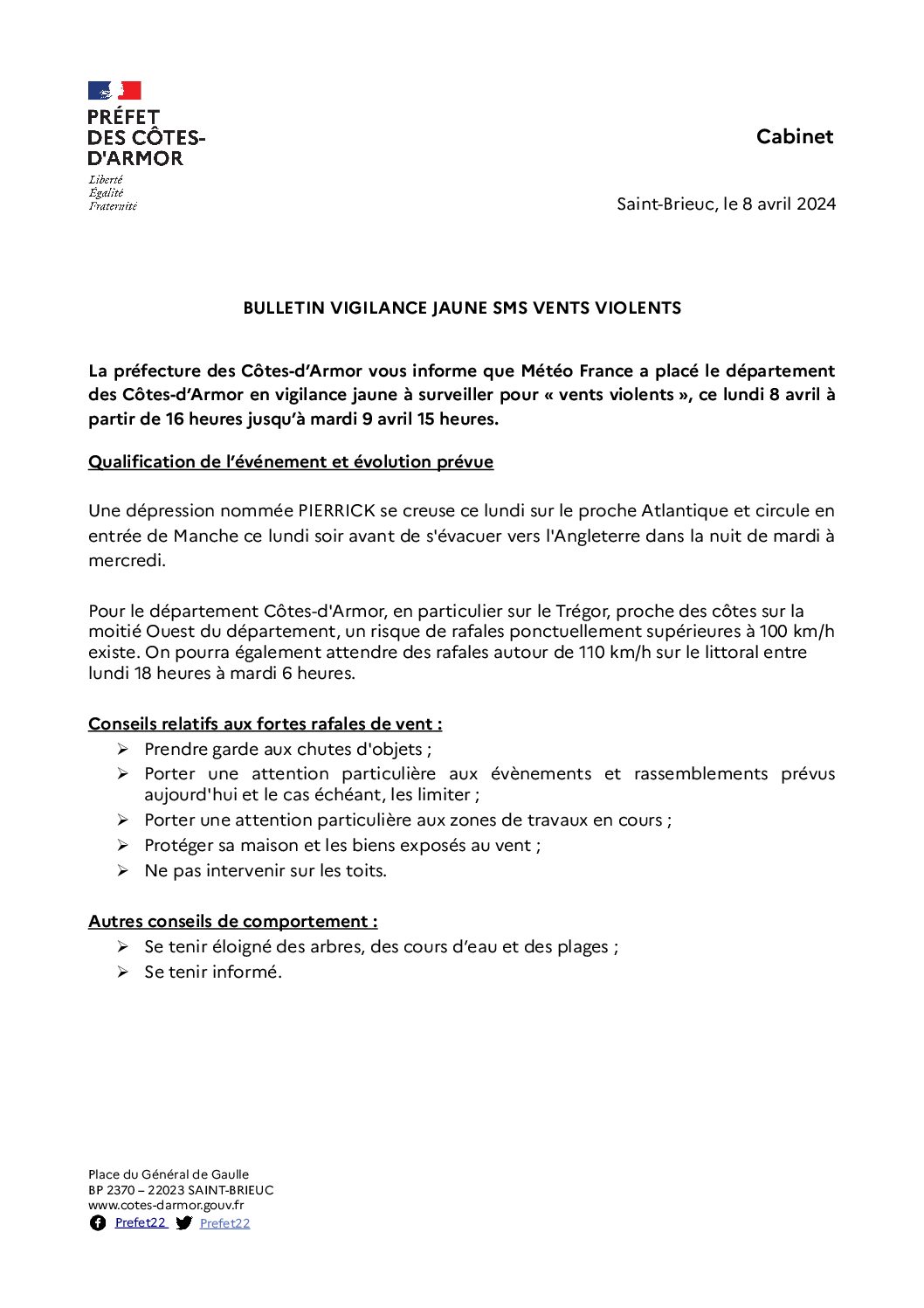 2024 04 08_Bulletin_JAUNE SMS_vents violents