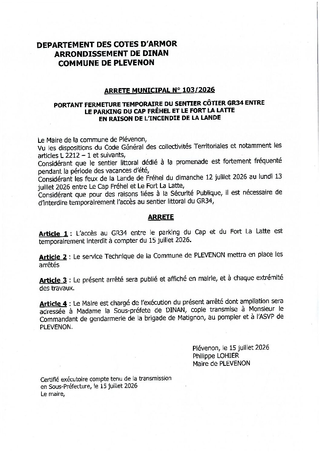 GR34 ET CARTE DEVIATION GR